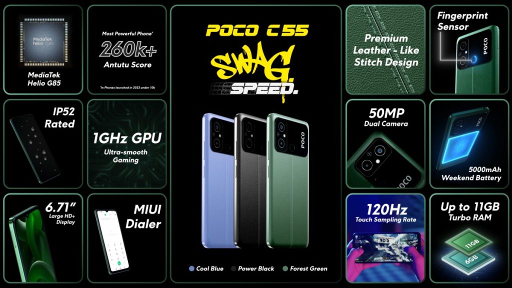 Poco C55    
Poco C55 OS
Poco C55 chipset  
Poco C55 price in Pakistan
Poco C55 release date in Pakistan
Poco C55 launch date in Pakistan
Poco C55 specs
Poco C55 colors
Poco C55 features
Poco C55 details
Poco C55 images
Poco C55 pics
Poco C55 live photos
Poco C55 hands-on images
Poco C55 RAM
Poco C55 camera
Poco C55 battery
Poco C55 memory
Poco C55 capacity
Poco C55 display
Poco C55 screen
Poco C55 storage
Poco C55 design
Poco C55 new model
Poco C55 update
Poco C55 unboxing
Poco C55 news
Poco C55 reviews