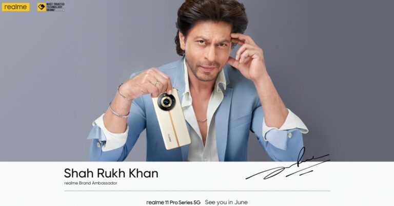 Shah Rukh Khan Launches Realme 11 Pro and Realme 11 Pro+