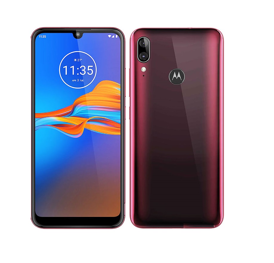 PIXFAB Custodia per Motorola Moto E6 Plus, in gomma gel di silicone trasparente, custodia sottile, antiurto