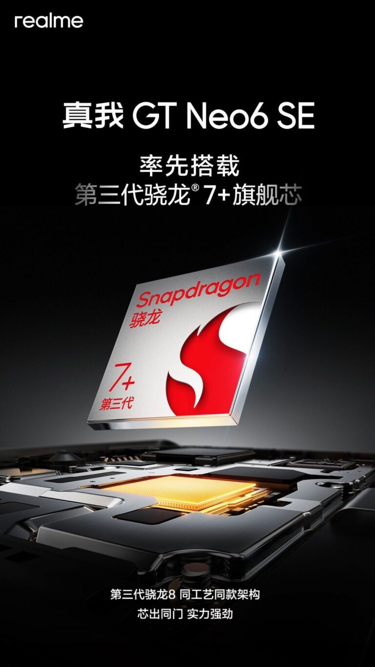 Realme GT Neo6 SE to Have Snapdragon 7+ Gen 3 Chipset