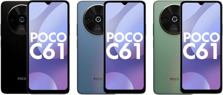 Poco C61 Price, Renders, & Specs Update