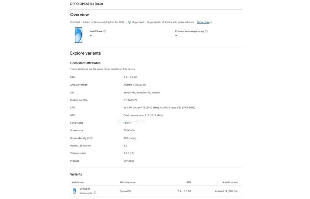 Oppo A60  	    
Oppo A60   OS
Oppo A60   chipset  
Oppo A60   price in Pakistan
Oppo A60   release date in Pakistan
Oppo A60   launch date in Pakistan
Oppo A60   specs
Oppo A60   colors
Oppo A60   features
Oppo A60   details`
Oppo A60   images
Oppo A60   pics
Oppo A60   live photos
Oppo A60   hands-on images
Oppo A60   RAM
Oppo A60   camera
Oppo A60   battery
Oppo A60   memory
Oppo A60   capacity
Oppo A60   display
Oppo A60   screen
Oppo A60   storage
Oppo A60   design
Oppo A60   new model
Oppo A60   update
Oppo A60   unboxing
Oppo A60   news
Oppo A60   reviews