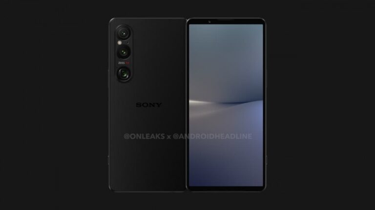 Sony Xperia 1 VI New Aspect Ratio Seen on Leaked Renders